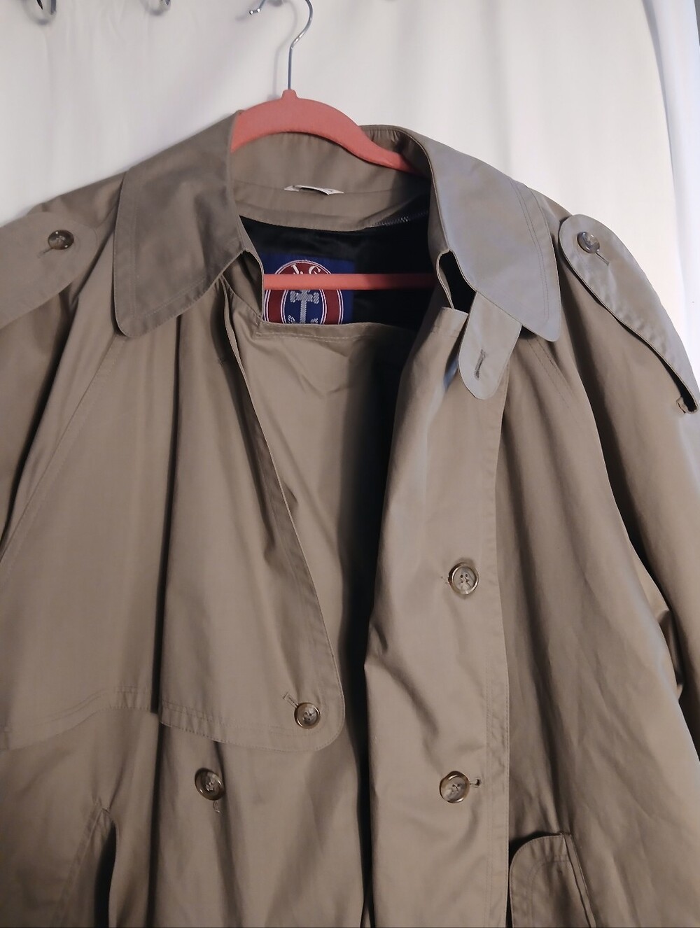 Men's Classic Tan JG Hook  Trench Coat